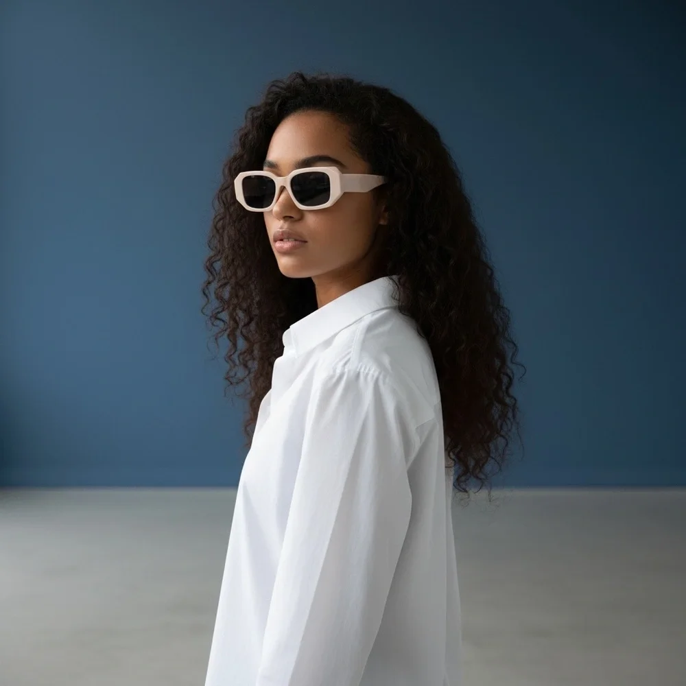 Prada Women’s Sunglasses | White Frame | Grey Lenses | Like New - Picture 7 of 14